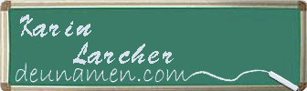 Karin Larcher Visitenkarte
